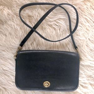 Vintage Coach Leather Crossbody Bag